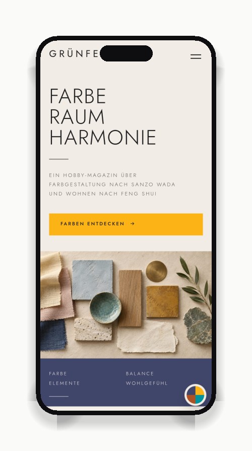 GRÜNFELD – Farbe, Raum & Feng Shui — Mobile-Ansicht