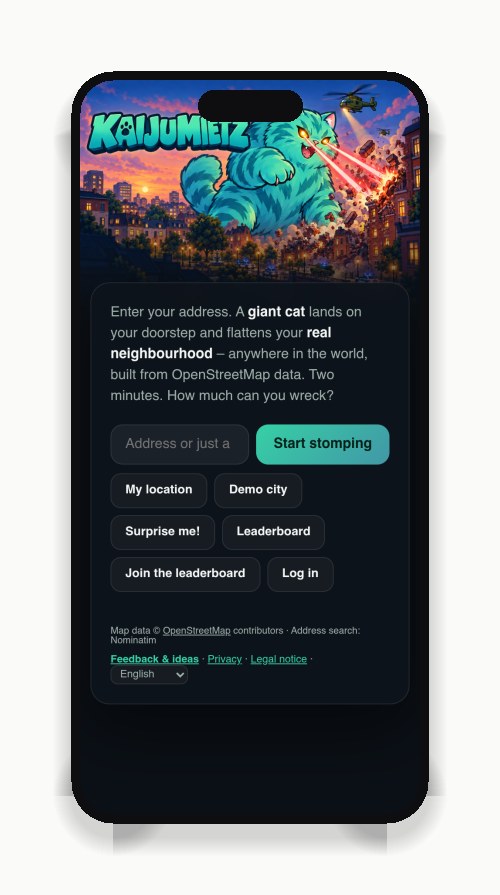 KAIJUMIETZ — Mobile-Ansicht